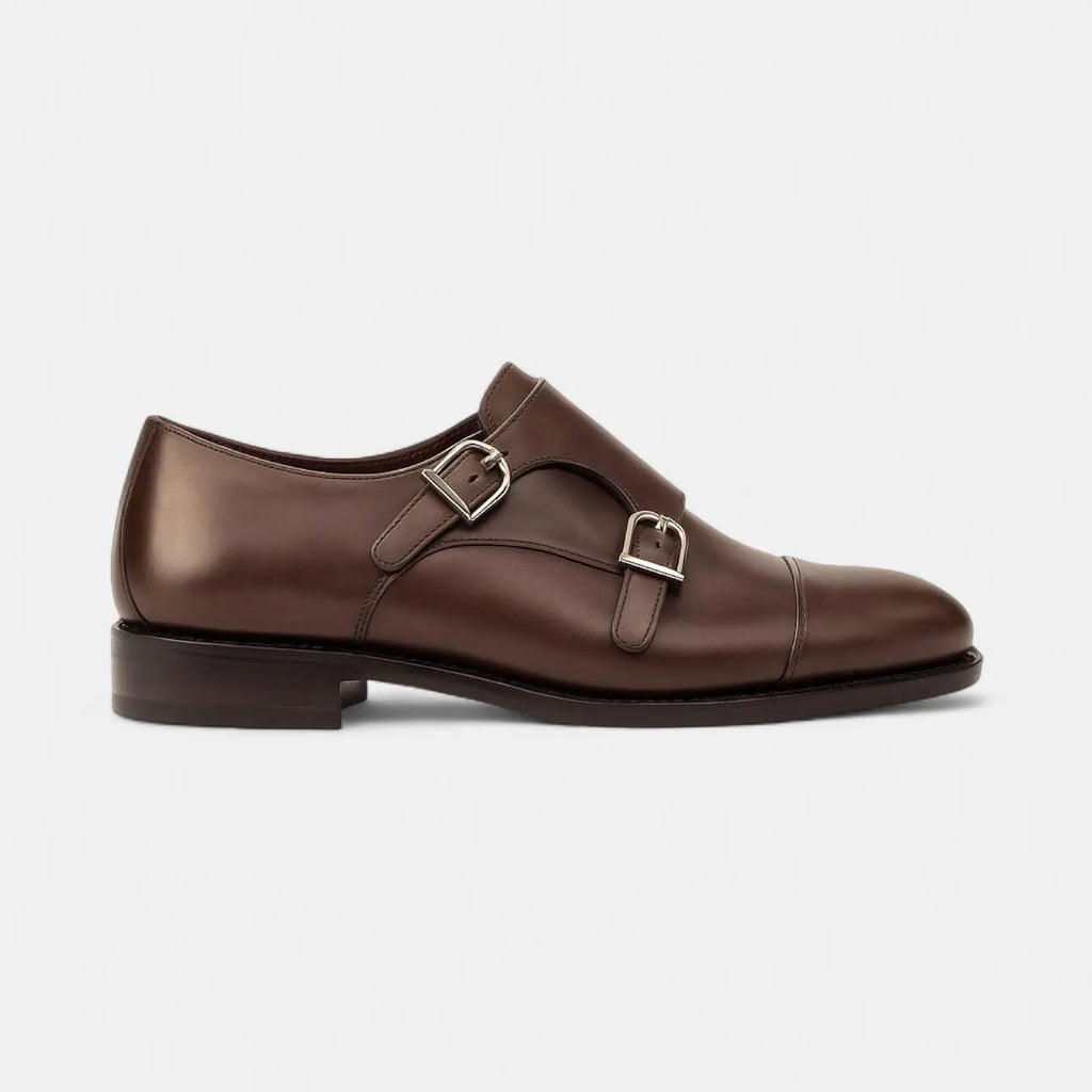 Brown Double Monk GoodYear Welted