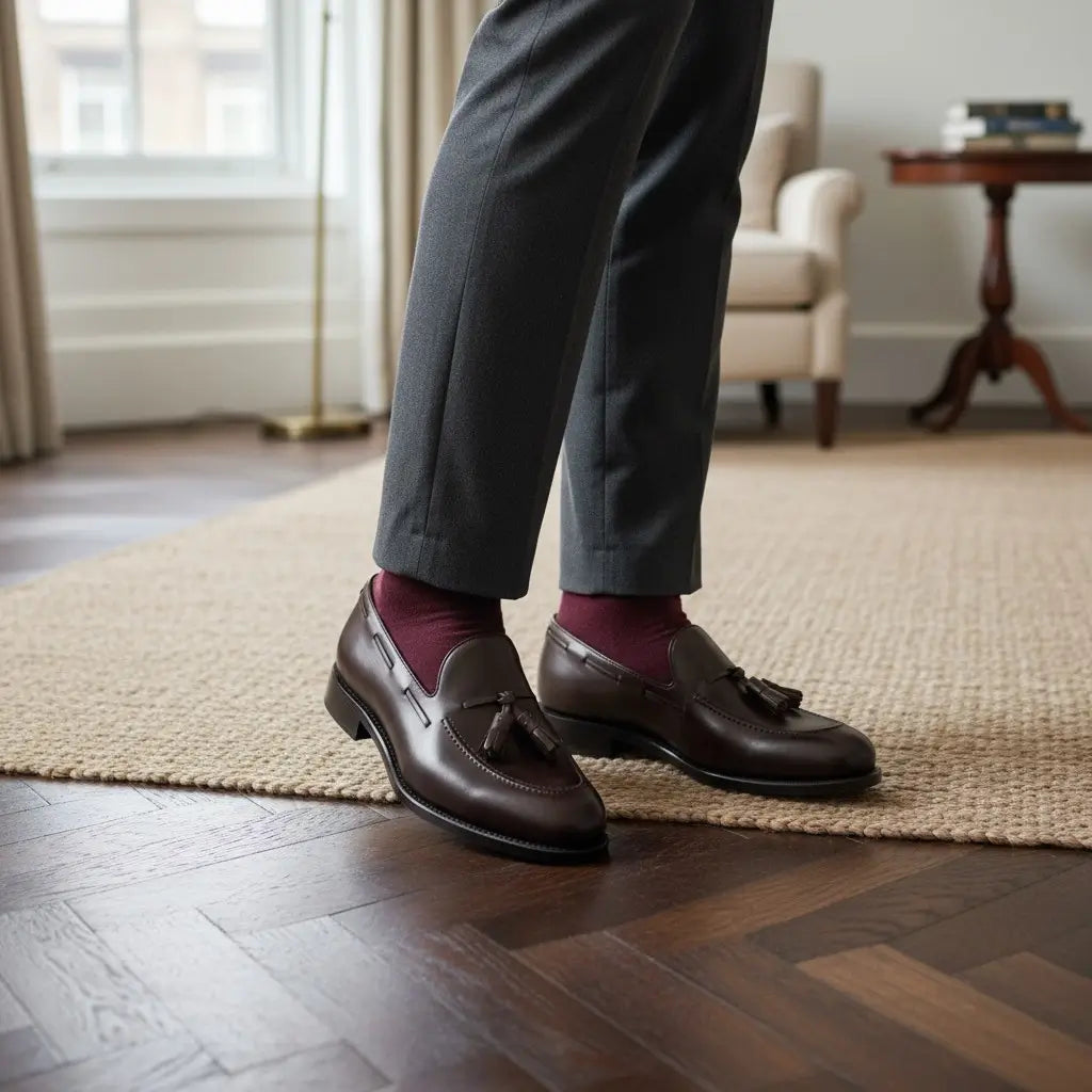 Brown Leather Loafers GoodYear Welted