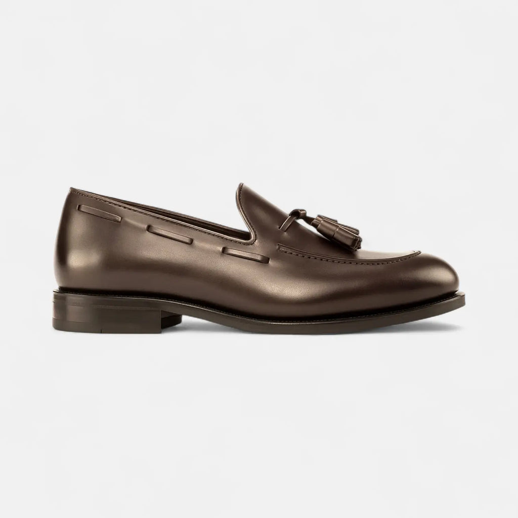 Brown Leather Loafers GoodYear Welted