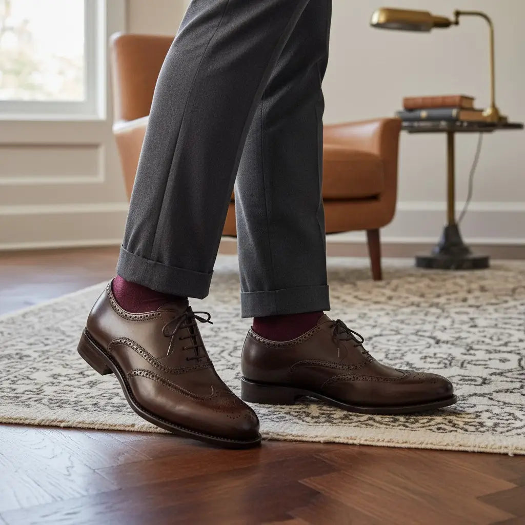 Brown Oxford – Full Brogue GoodYear Welted