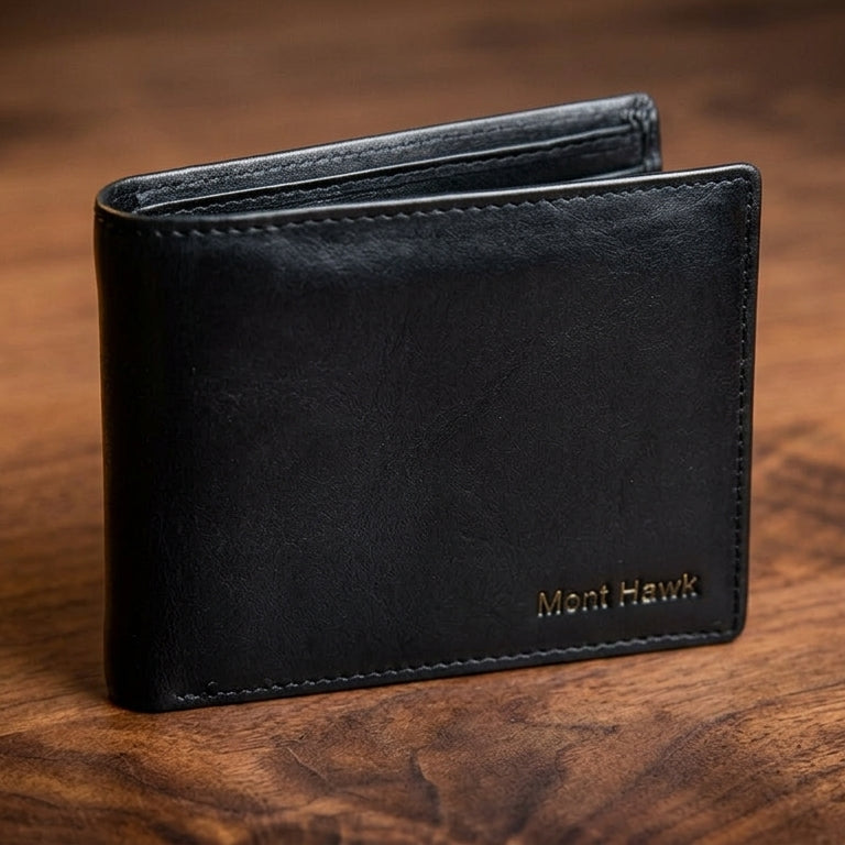 Men’s Genuine Leather Milled Wallet