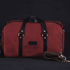 Premium Heavy-Duty Canvas Travel Duffel Bag with Shoe Compartment  Weekender & Gym Bag