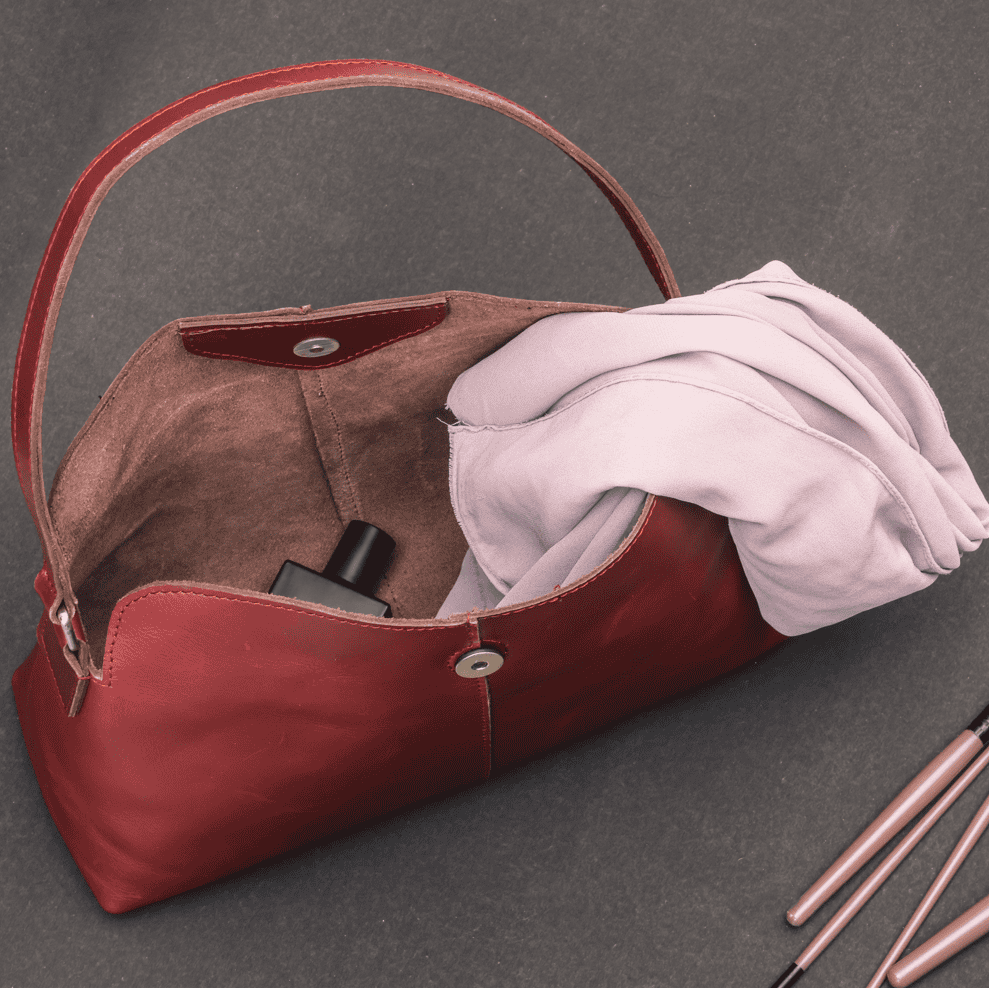 Premium  Genuine Leather Burgundy Shoulder & Sling Bag