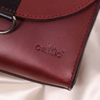 Premium Export Leather Mini Handbag for Women | Top Handle & Detachable Sling