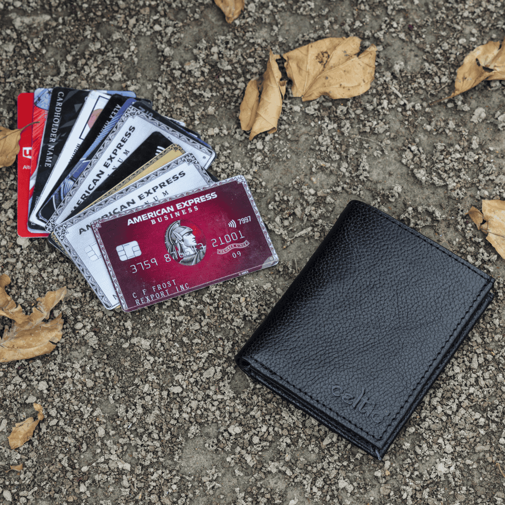 Premium Export Bifold Genuine Leather Wallet with ID Window & Multi Card Slots Slim & Stylish
