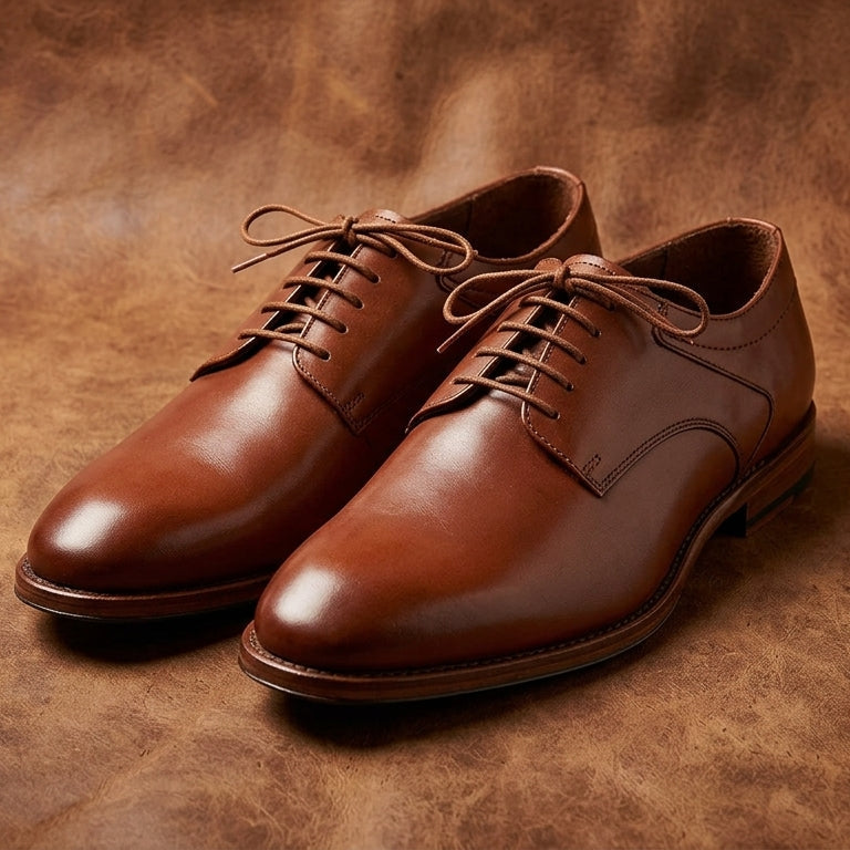 Men's Genuine Leather R.Z. Derby Shoes