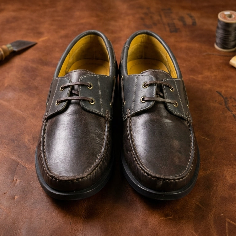Boat Shoes – Elegant Suede Finish with Cushioned Insole & Flexible Rubber Sole
