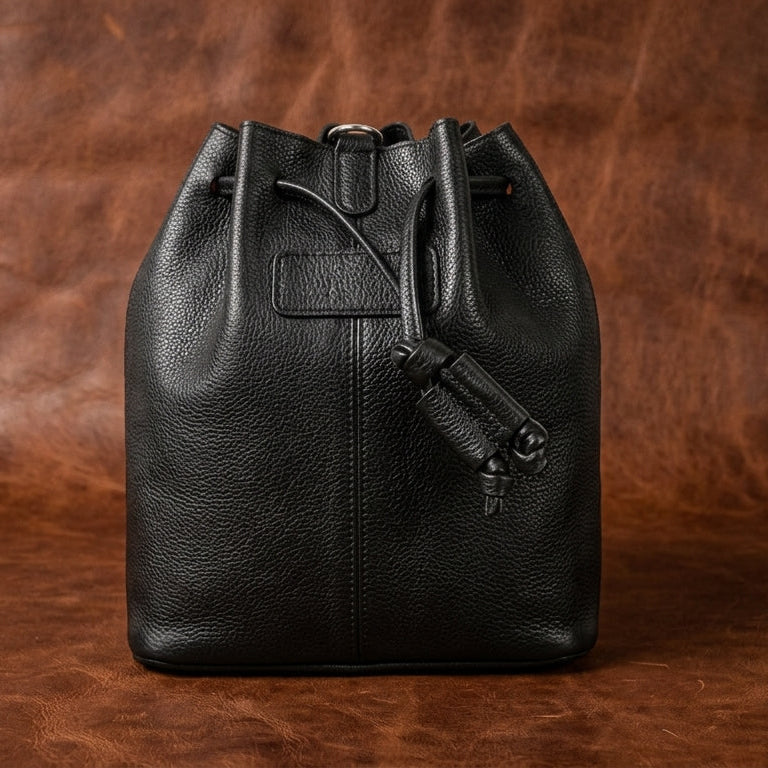 "Stylish Black Textured Sling Bag for Women - Durable, Trendy & Compact" :-BG-1755