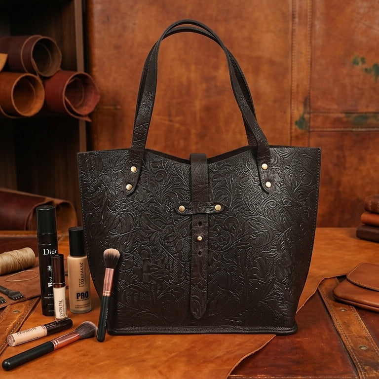 Top-Selling Leather Embossing tote Bag for Women