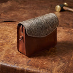 Premium Brown Leather Hairon Sling Bag – Lightweight Everyday Crossbody