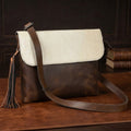 White And Tabaco Color Sling Bag