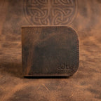 Dual tone Genuine Leather Slim Bi-Fold Wallet