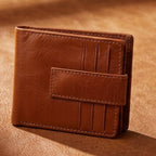 Premium Export Handmade Genuine Leather Wallet for Men | Multi-Slot Design with Coin Pocket