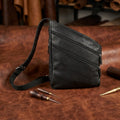 Leather Shopper One Handle Non-Detachable Sling Strap Crossbody Sling Bag