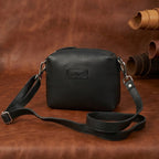 Premium Export Quality Genuine Leather Compact Crossbody Bag with Adjustable Strap