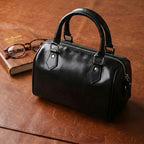 Premium Leather Handbag with Detachable Shoulder Strap