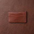Elegant Brown Leather Card Holder: A Stylish Essential for Your Cards.ART:-LA-1463