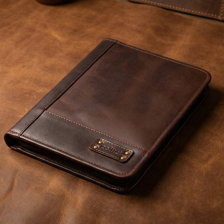 Premium Leather Diary Cover with Spacious Compartments for Pens and Accessories, Art: LA-1733