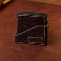 Premium Leather Square Coasters for Office Use Stylish & Functional Desk Accessory, Art:-LC-02