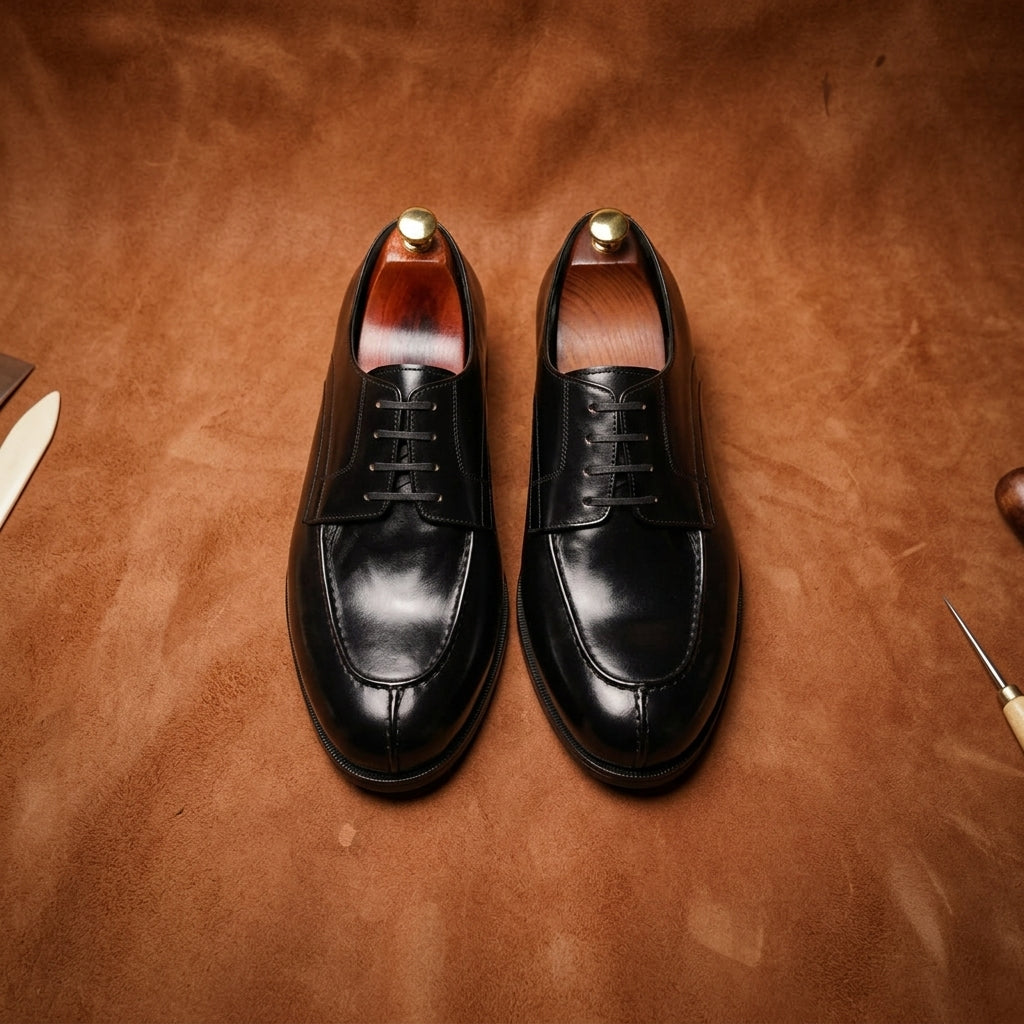 Wide Toe Box Split Toe Derby
