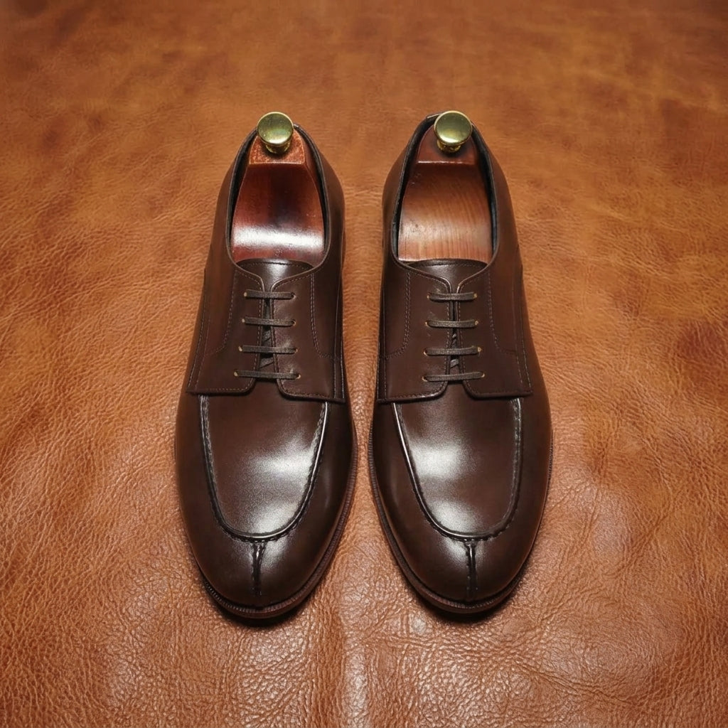 Wide Toe Box Split Toe Derby