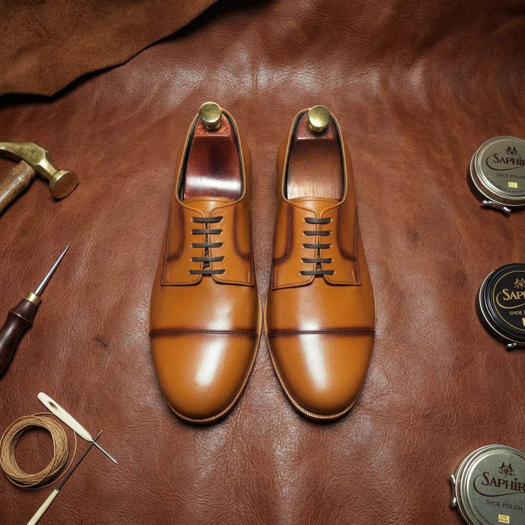 Wide Toe Box Cap Toe