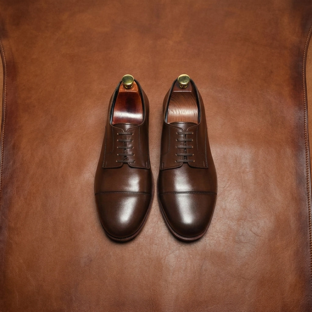 Wide Toe Box Cap Toe