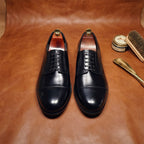 Wide Toe Box Cap Toe