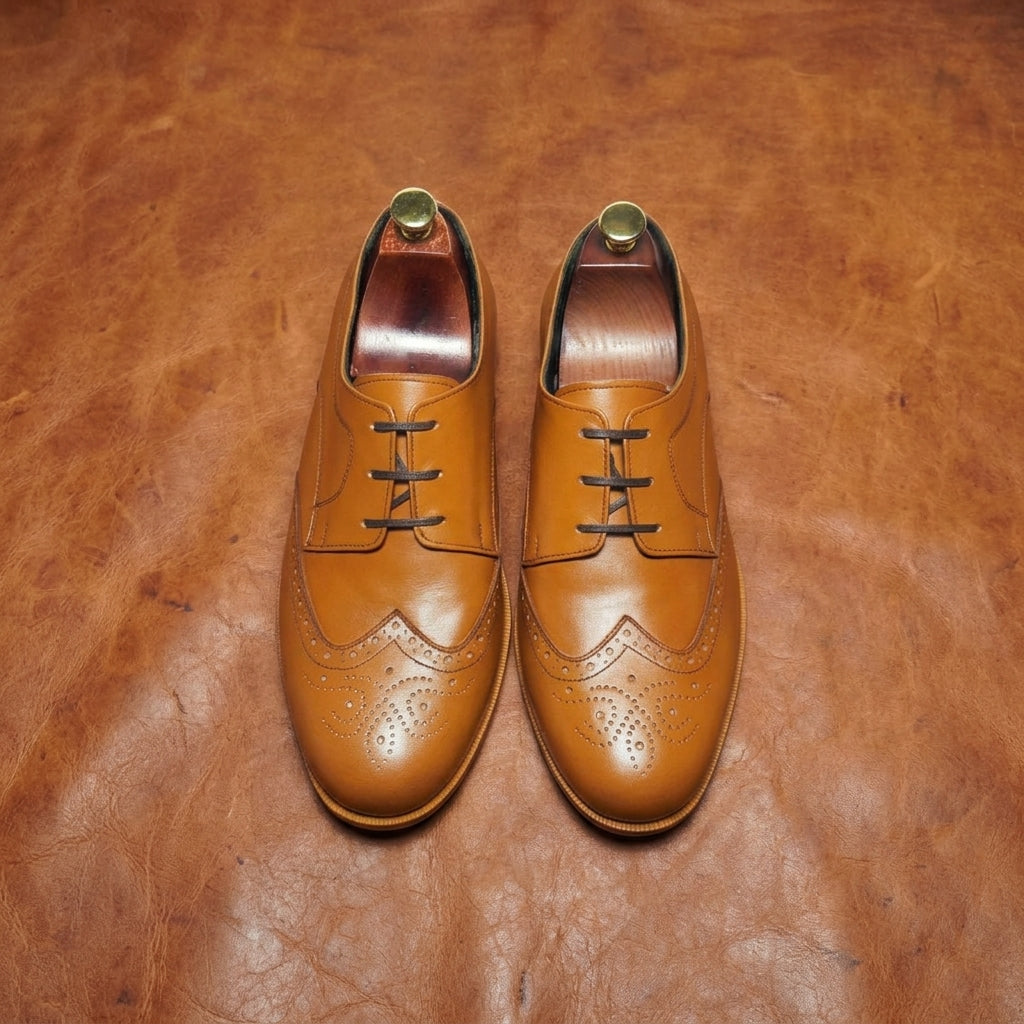 Wide Toe Box Brogue Derbys