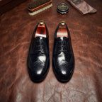 Wide Toe Box Brogue Derbys