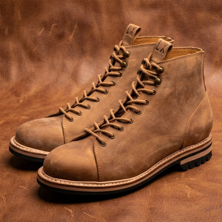 Kablers "Barley" Suede Monkey Boots – Goodyear Welted