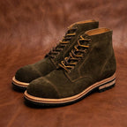 Suede Cap-Toe Service Boot - GoodYear Welted