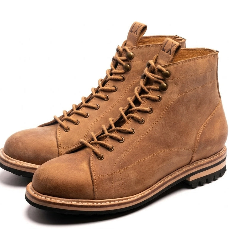 Kablers "Barley" Suede Monkey Boots – Goodyear Welted
