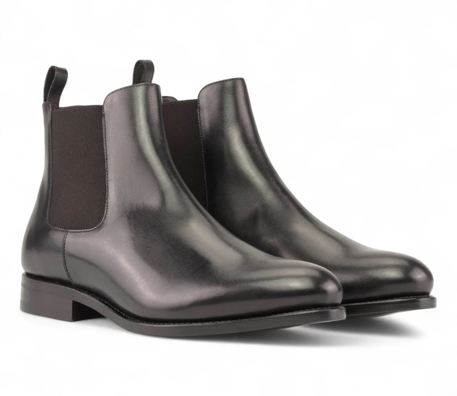 Black Chelsea Boots GoodYear Welted