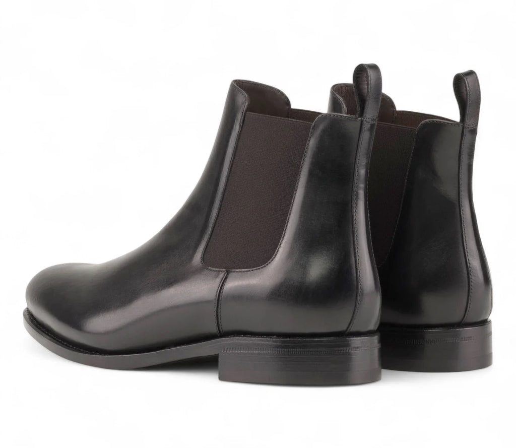 Black Chelsea Boots GoodYear Welted