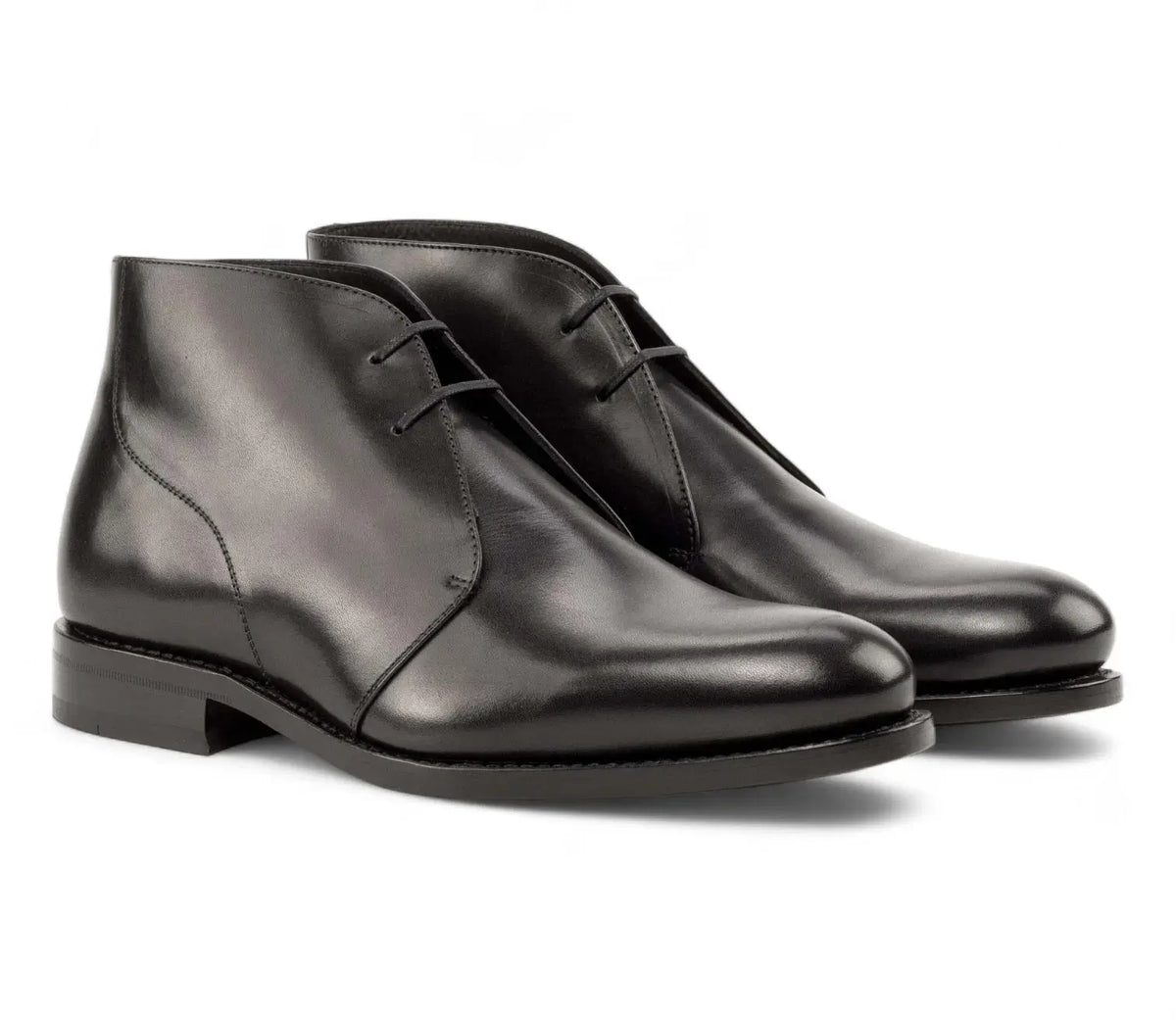 Black Chukka Boots GoodYear Welted