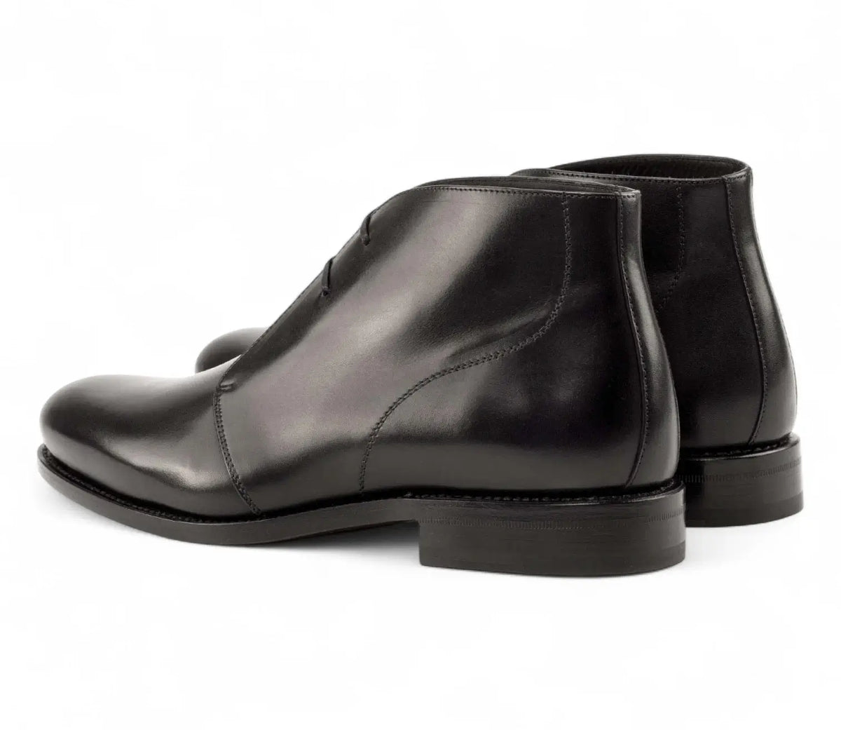 Black Chukka Boots GoodYear Welted