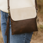Celtic White And Tabaco Color Sling Bag