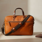 Premium Genuine Leather Business Messenger Laptop Bag