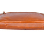 Premium Genuine Leather Business Messenger Laptop Bag