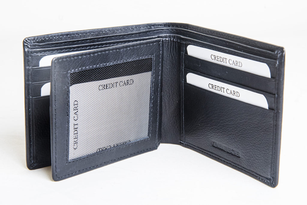 Men’s Genuine Leather Milled Wallet
