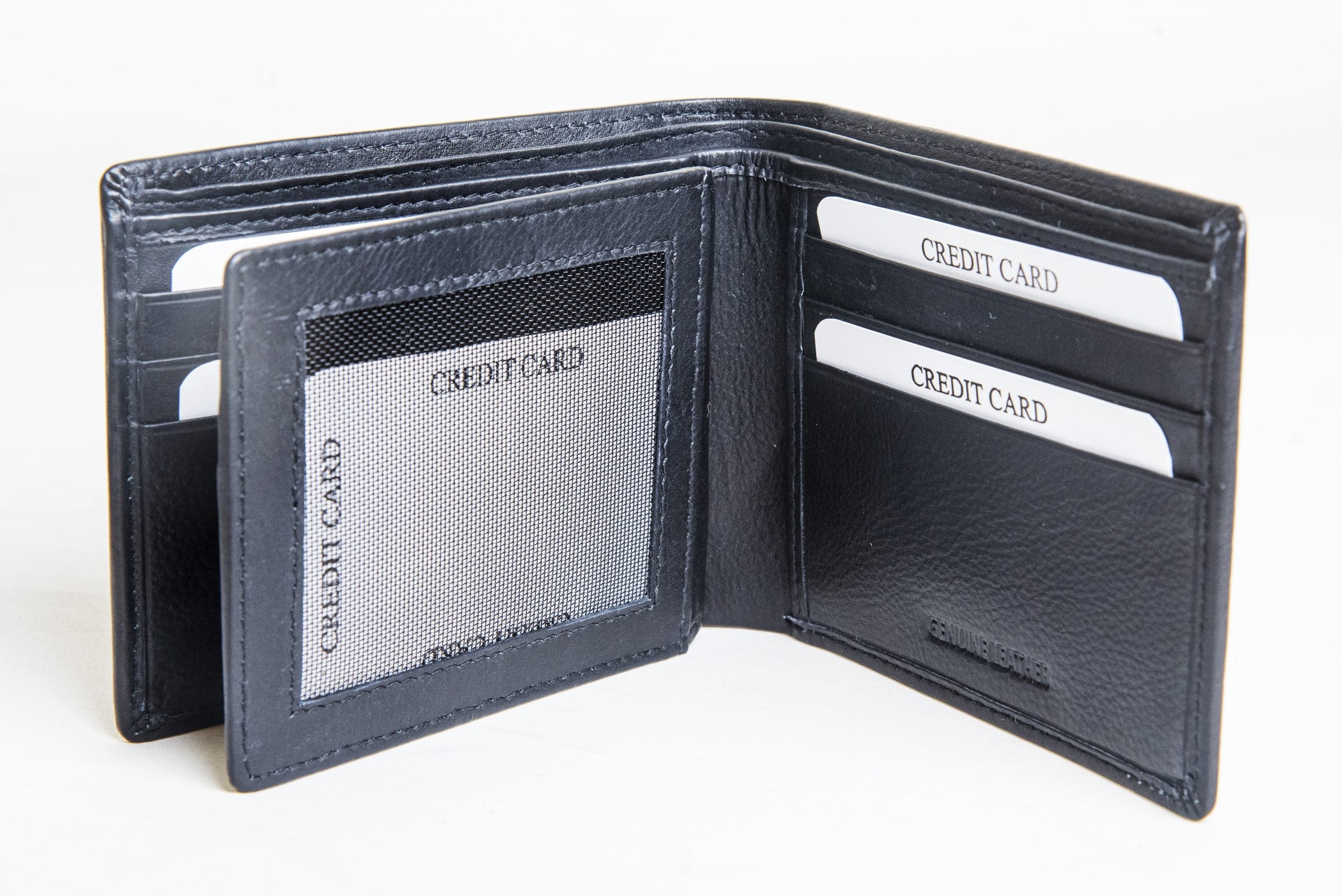 Men’s Genuine Leather Milled Wallet