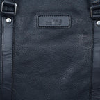 Premium Full-Grain Leather Laptop & Work Bag with Detachable Shoulder Strap