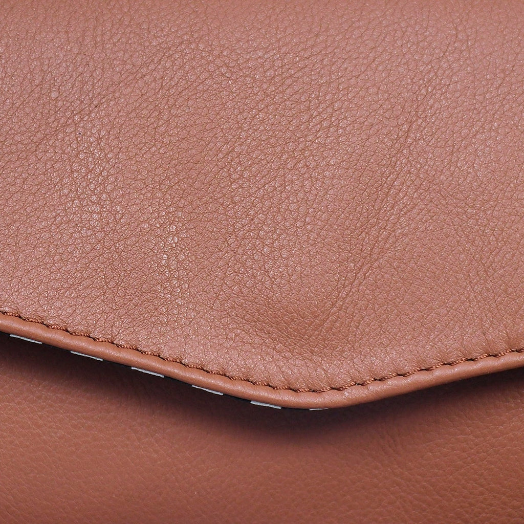 Premium Leather Convertible Wristlet & Crossbody Clutch with Dual Zip Compartments