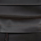 Full-Grain Leather Backpack with Structured Body and Spacious Main Compartment