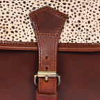 Womenƒ?????s Leather Hair-On Flap Crossbody Sling Bag ƒ????? Adjustable Strap