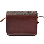 Premium Brown Leather Hairon Sling Bag – Lightweight Everyday Crossbody