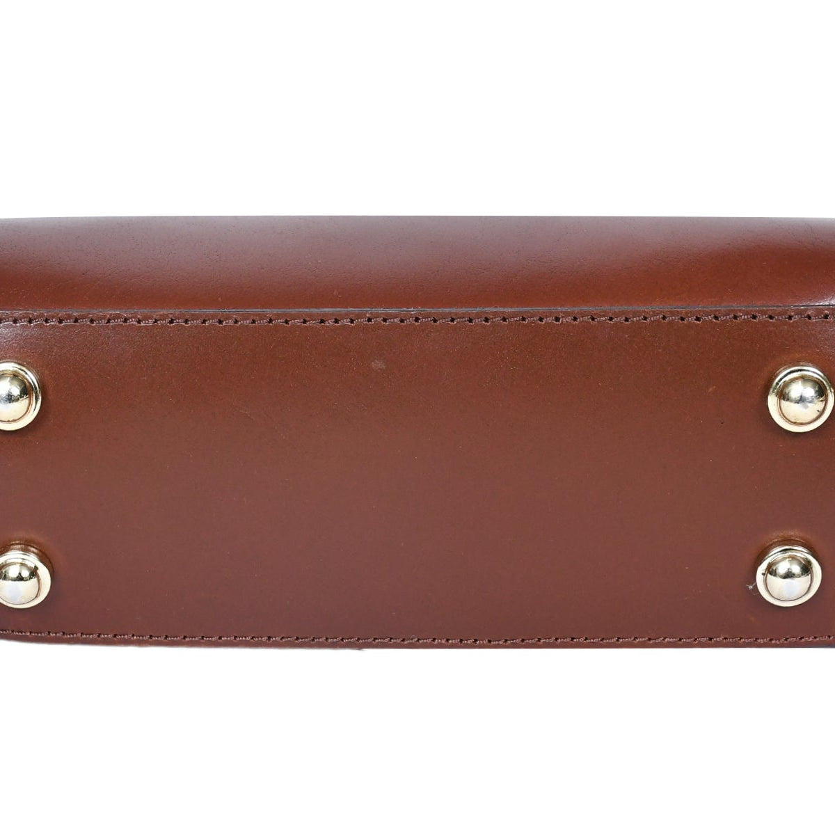 Premium Genuine Leather Structured Handbag with Multi-Compartment Zip Closure