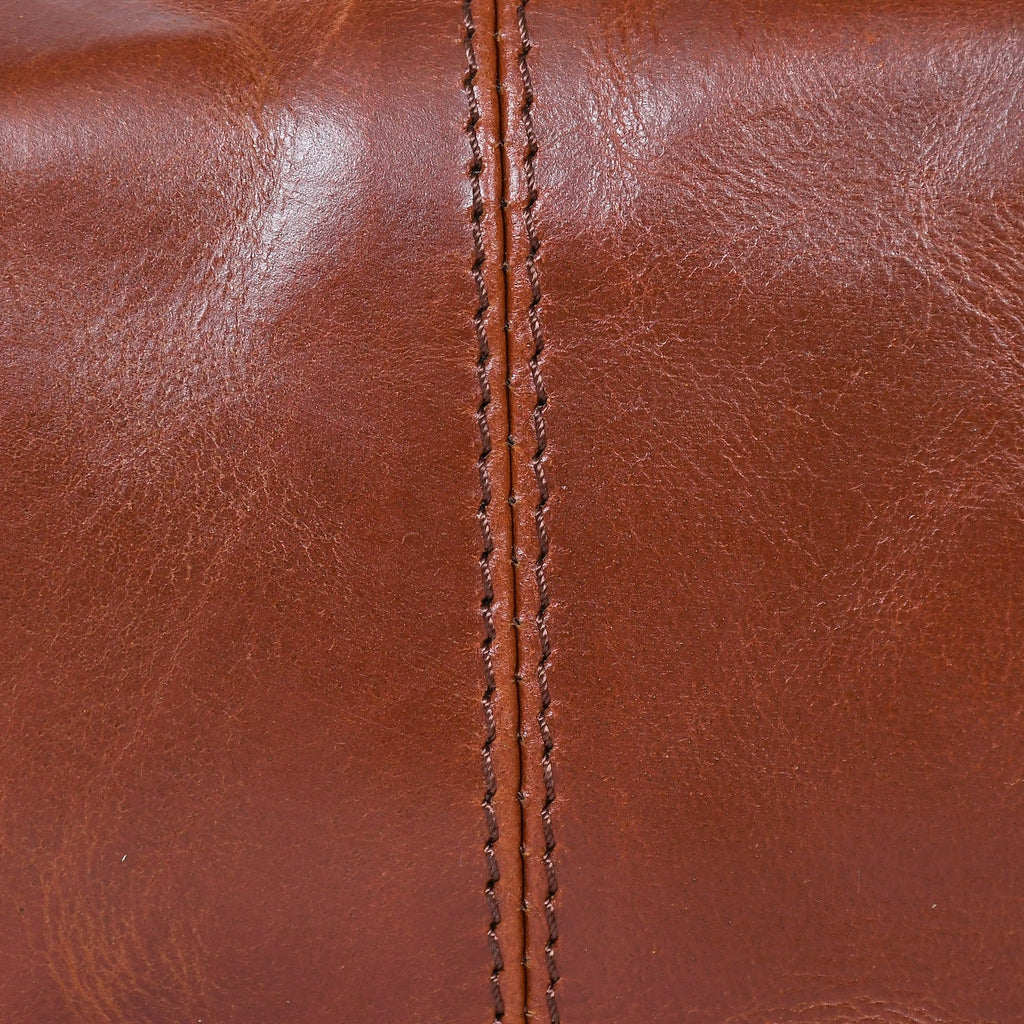 Premium Leather Crossbody bag with Top Zip Closure