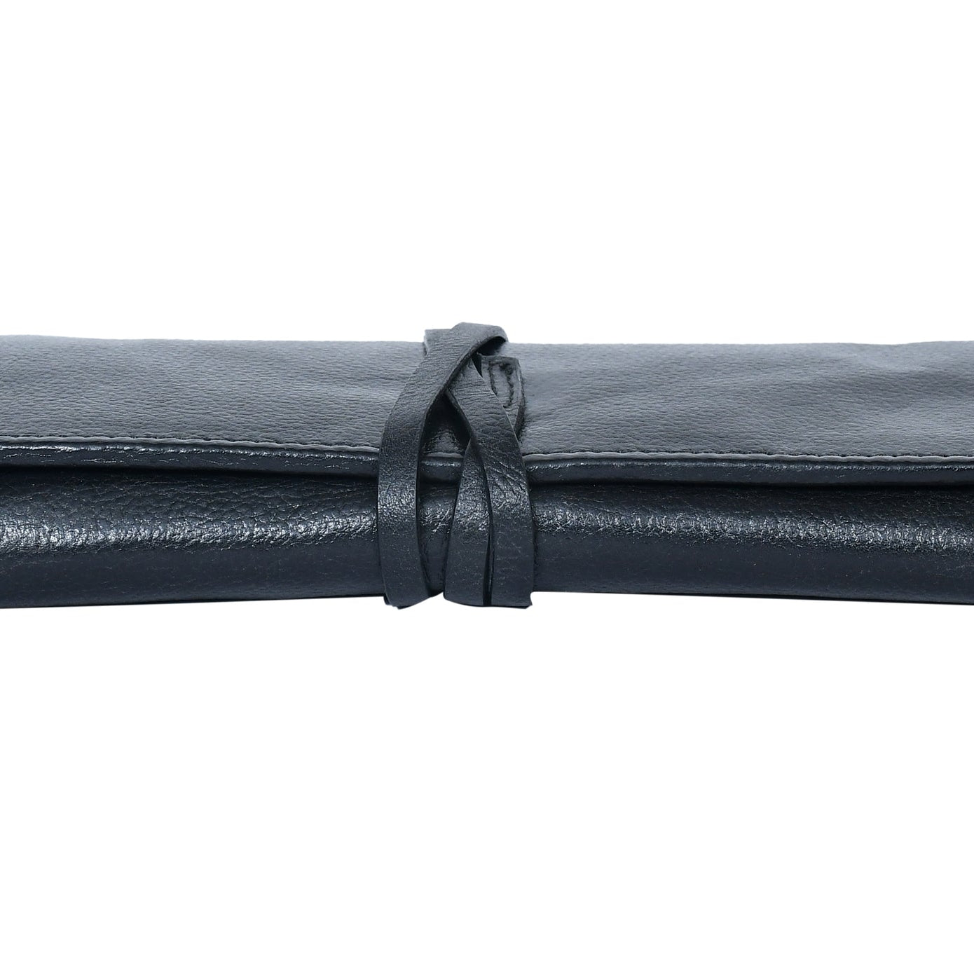 Premium Export Leather Travel Clutch| Multi Card Holder with Secure Wrap Strap